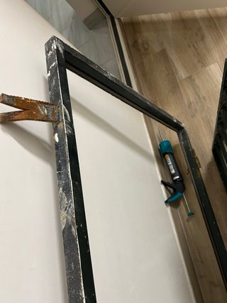 Puerta blindada para patios