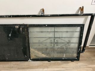 Puerta blindada para patios