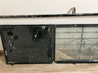 Puerta blindada para patios