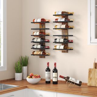 Botellero de pared para 6 botellas