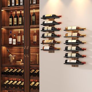 Botellero de pared para 6 botellas