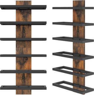 Botellero de pared para 6 botellas