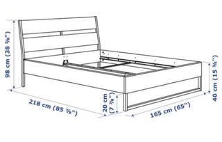 Cama Ikea 160x200 Blanca