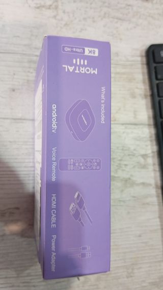 Mortal T1 Android TV Box con mando voz