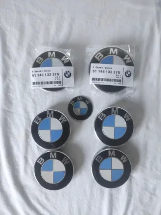 7 emblemas BMW estilo clásico