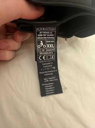 Guantes Alpinestars Gore-Tex Moto JetRoad Black