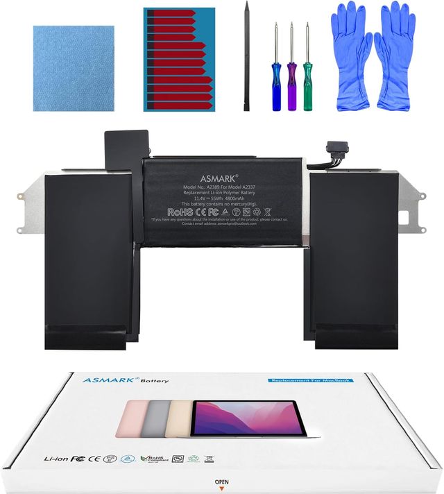 ASMARK Batería MacBook Air A2337 A2389 13 Pulgadas