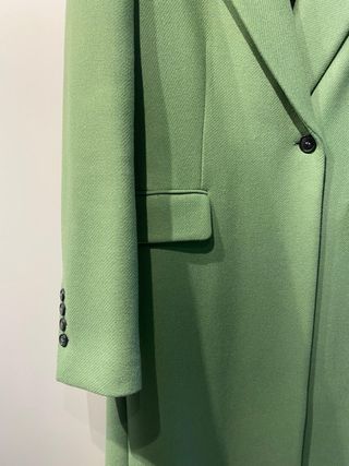 Abrigo Zara Verde Talla S