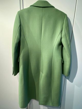 Abrigo Zara Verde Talla S
