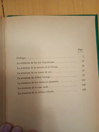 Aventuras de Sherlock Holmes.