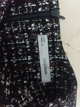 Vestido fiesta tejido talla L