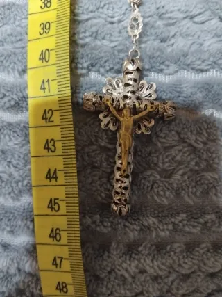 Rosario antiguo filigrana