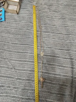 Rosario antiguo filigrana