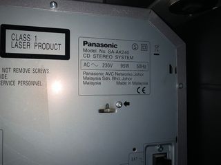 Sony R700 Equipo de Sonido CD Doble Cassette