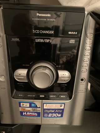 Sony R700 Equipo de Sonido CD Doble Cassette
