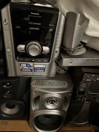 Sony R700 Equipo de Sonido CD Doble Cassette