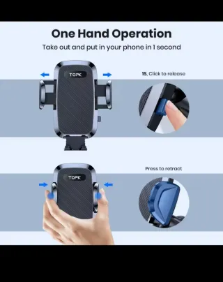 Soporte Móvil Coche TOPK Ventilación