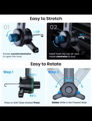 Soporte Móvil Coche TOPK Ventilación