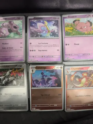Lote Cartas Pokémon Duraludon, Charmeleon, etc.