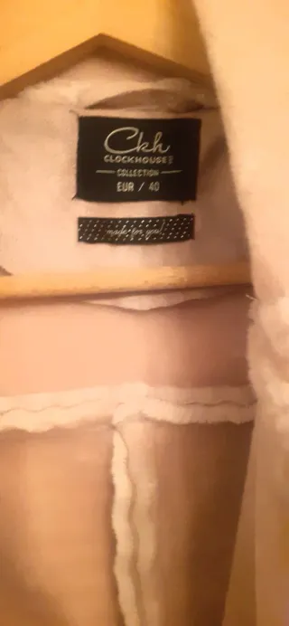 Cazadora Piel Sintética Rosa ,prenda mucho abrigo