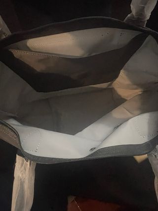 Longchamp Le Pliage Bolsa Cinza/Verde