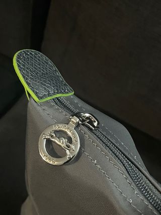 Longchamp Le Pliage Bolsa Cinza/Verde