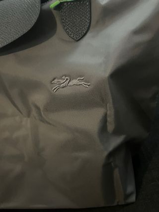 Longchamp Le Pliage Bolsa Cinza/Verde