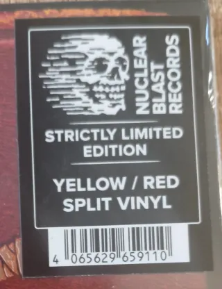 Lamb Of God Wrath Vinilo Lp Color Amarillo Rojo