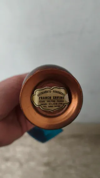 Vasetto in Rame Inciso