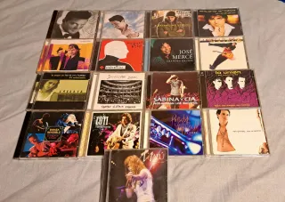 Lote cds pop rock /pop/flamenco nacional