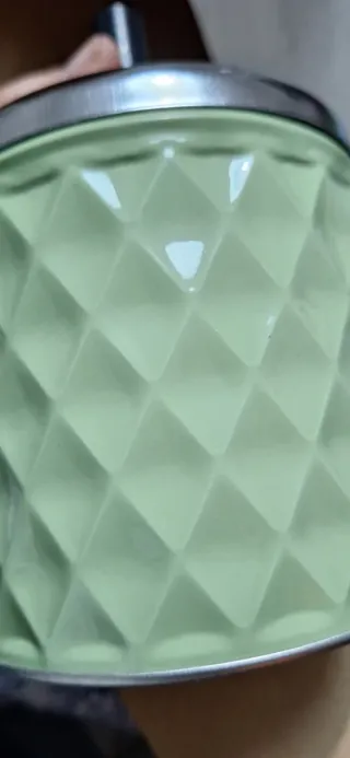 Portacenere in vetro e metallo