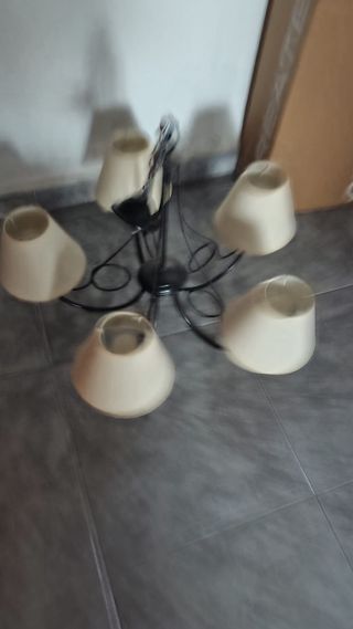 Lámpara de techo 5 brazos