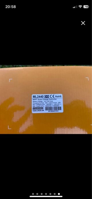 Regulador Carga Solar MPPT