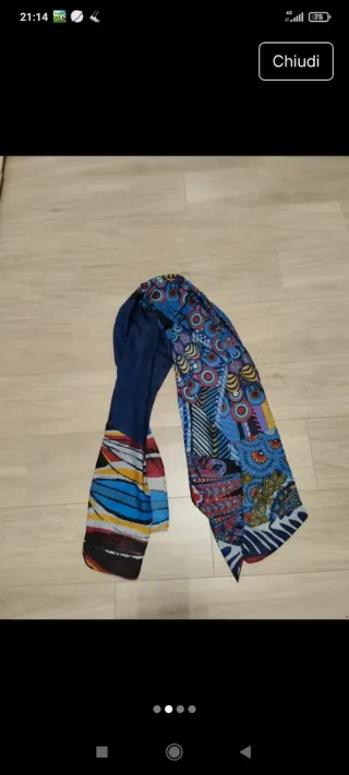 Foulard in cotone fantasia