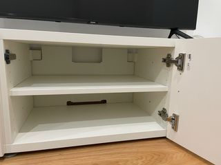 Mueble TV Ikea BESTÅ Blanco Brillo