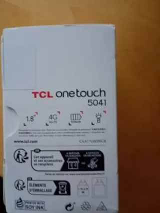 Teléfono Móvil TCL Negro Precintado