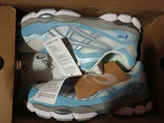 Zapatillas Asics Niña Azul y Gris original ASICS G