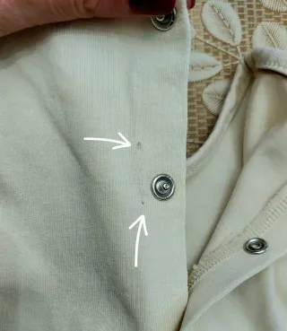 Tutina a maniche lunghe, in cotone, Obaïbi (6Mesi)