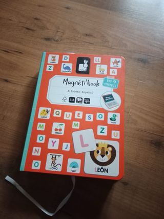 Juego Magnético Infantil Janod Letras y Dibujos