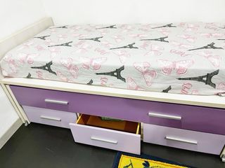 Cama nido con cajones
