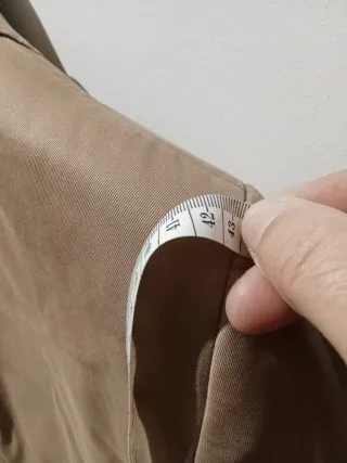 Traje Purificación García Talla 46 Beige