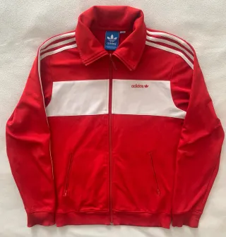 Sudadera cremallera Adidas Originals Roja Talla M