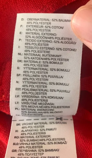 Sudadera cremallera Adidas Originals Roja Talla M