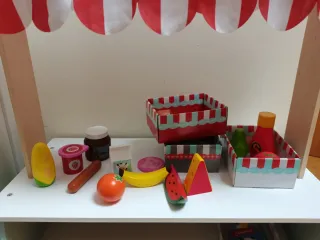 Puesto Mercado Frutería Juguete Accesorios