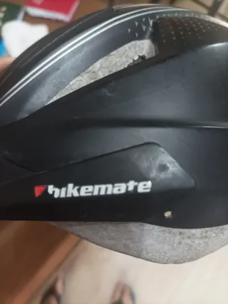 Casco Biker Bikemate Nero e Bianco
