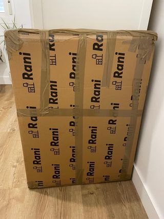 Armario para lavadora melamina color blanco