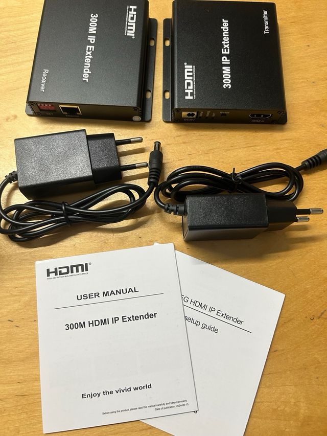 Extensor IP 300M  HDMI Extender over IP RJ45 Cat6