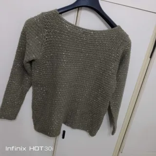 Zara Vestito Donna Verde Oliva