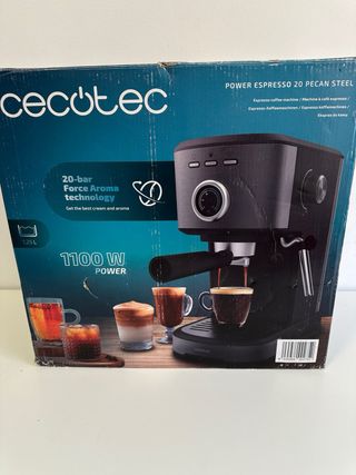 Cafetera Cecotec sin usar