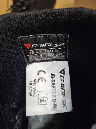 Bota moto Dainese Raptors Shoe Talla 41